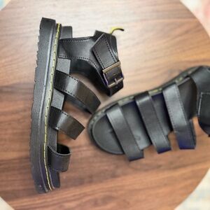 Black Strappy Women's Sandals